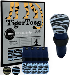 DOK TigerToes calcetines antideslizantes para perro brindan tracción estable en suelos de madera