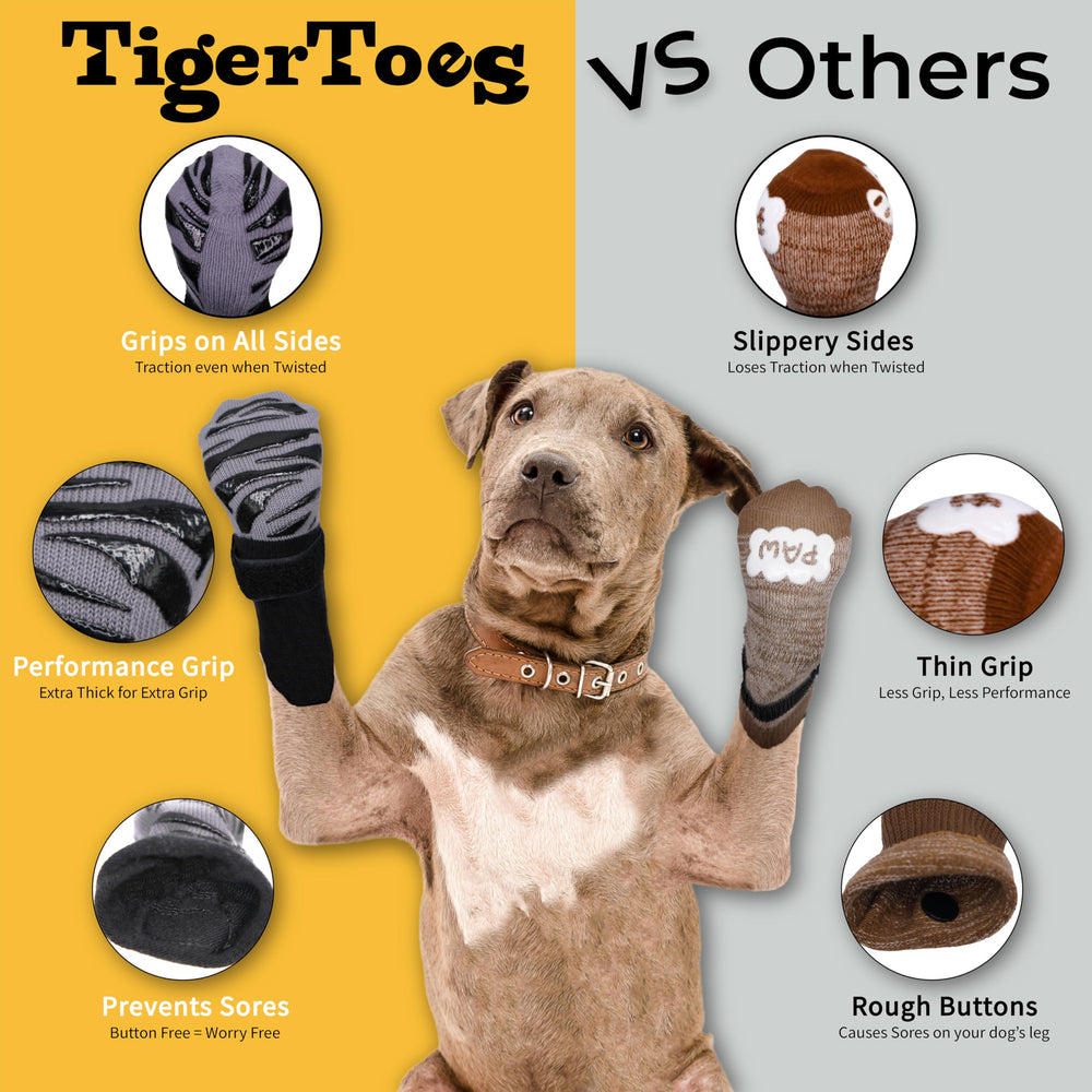 DOK TigerToes, diseño patentado, confort y movilidad para tu perro.