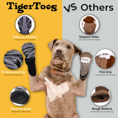 DOK TigerToes, diseño patentado, confort y movilidad para tu perro.