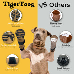 DOK TigerToes protege las zarpas en verano, diseño cómodo.