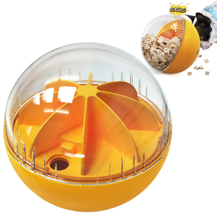 DollSheriffgoo Juguete interactivo para perros con bola sonora para estimular juego y exploración