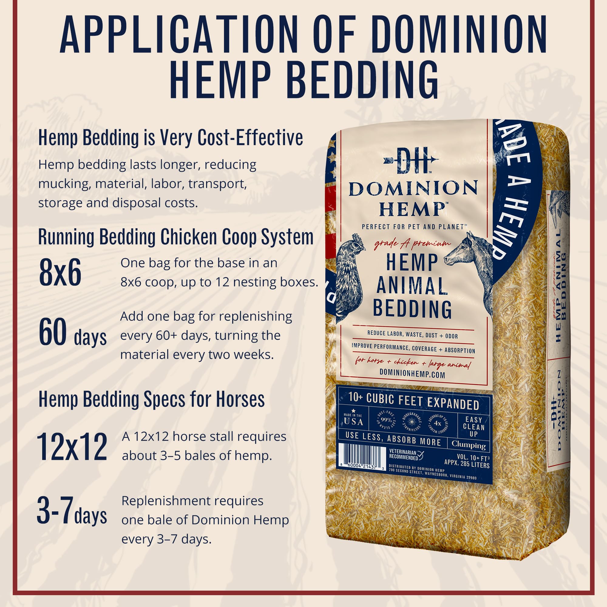 Dominion Hemp mantiene hábitat fresco y limpio en exteriores
