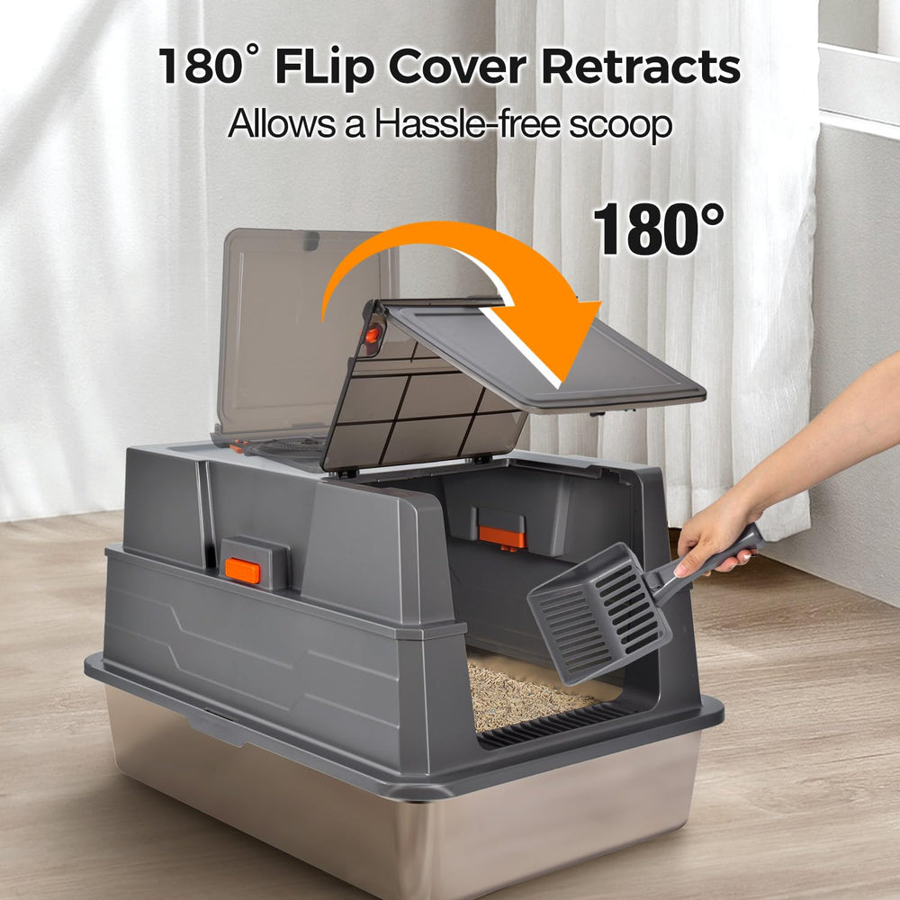Base profunda de 6 pulgadas en la Donlinno XXXL para contener residuos.