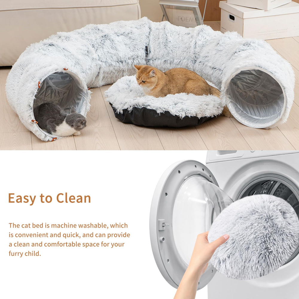 Materiales duraderos del túnel para gatos en dona