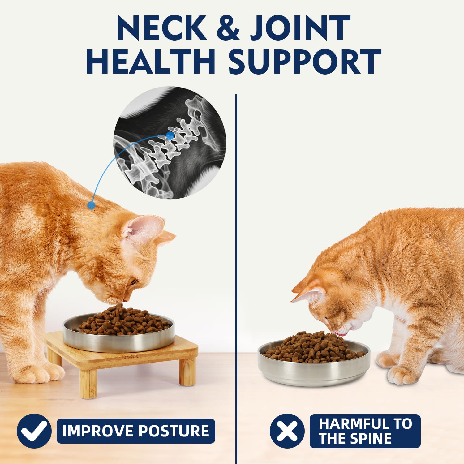 DoogCat: diseño estable con cuatro patas para evitar vuelcos.