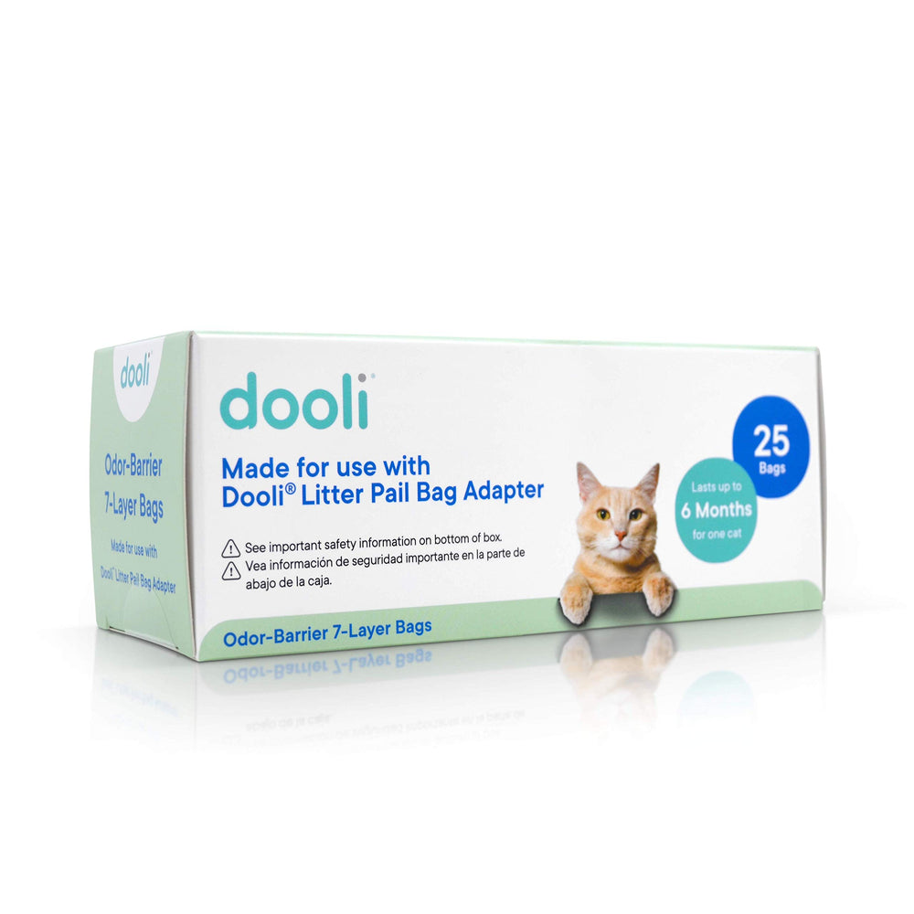 Recargas dooli para cubo Litter Genie XXL, mayor durabilidad y ahorro de tiempo.