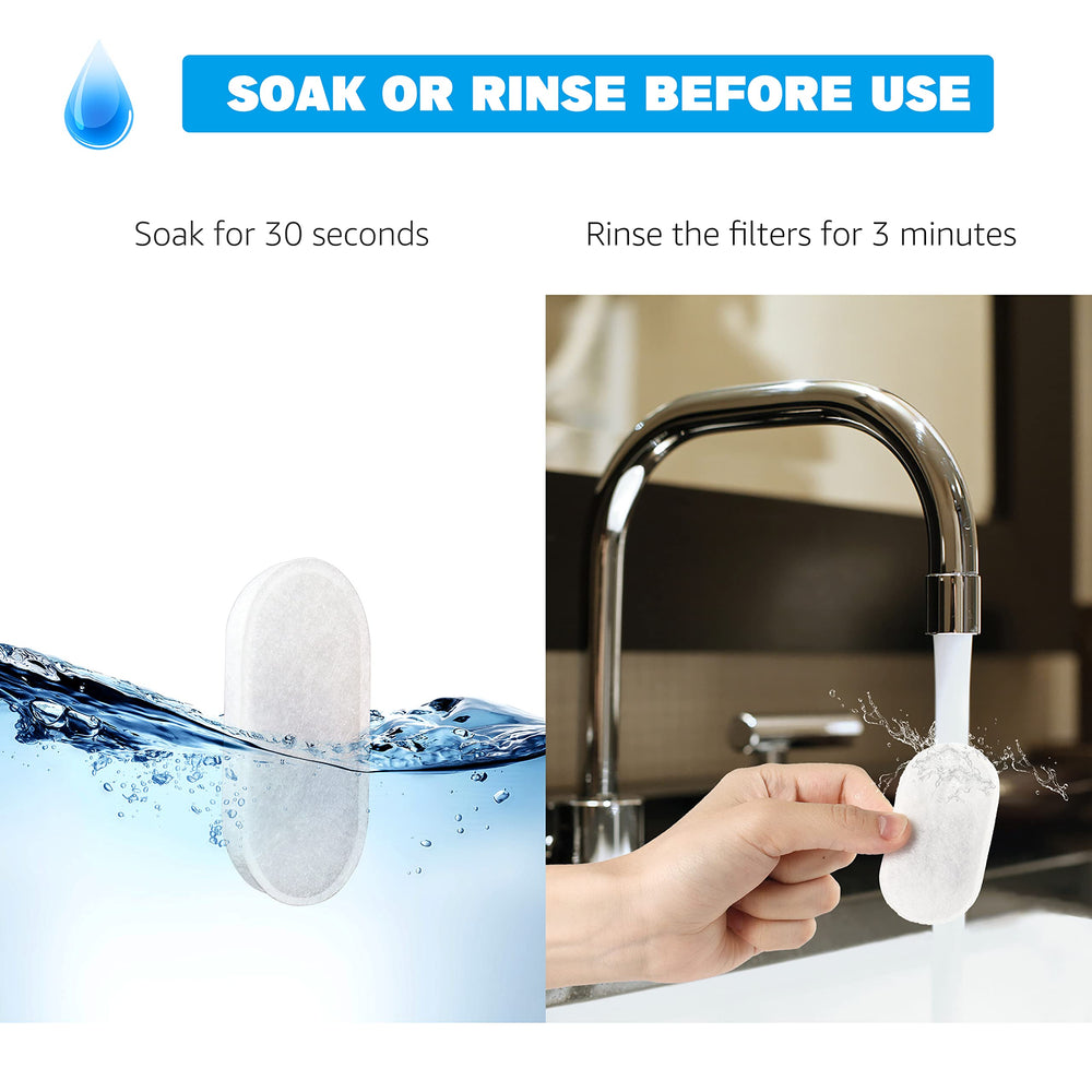 DOOOB filtros resina intercambio para fuente de gatos, suaviza agua.