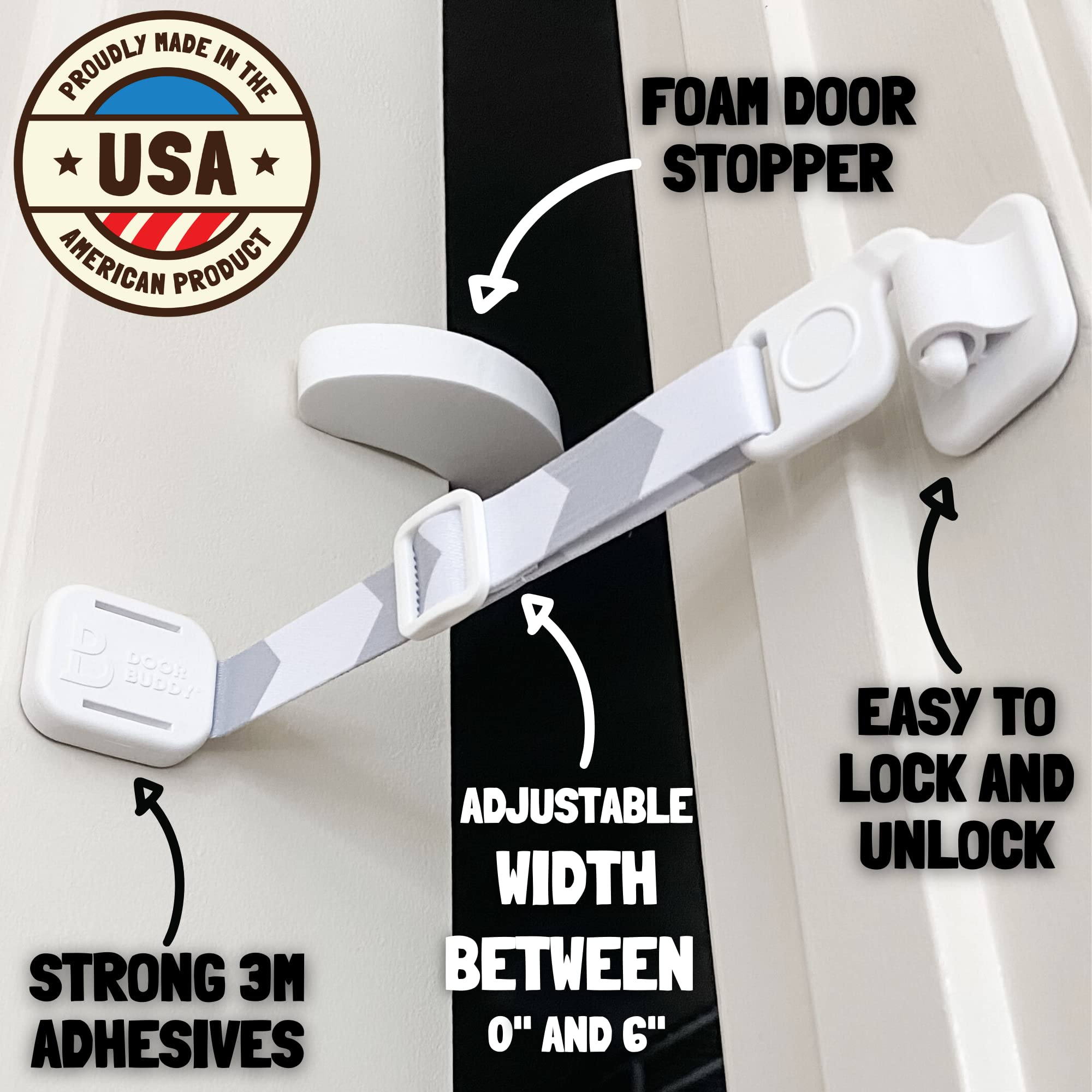 Door Buddy: instalación sin taladro en puerta interior para gatos.