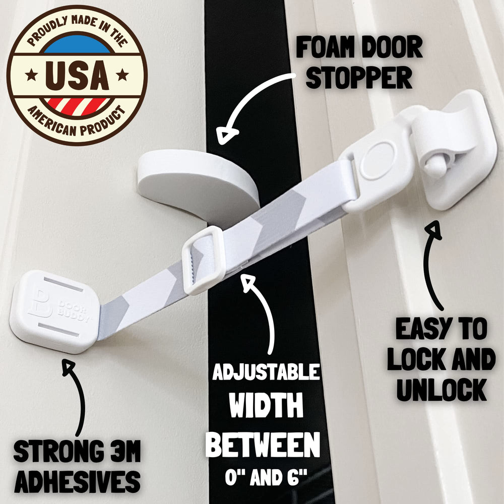 Door Buddy: instalación sin taladro en puerta interior para gatos.