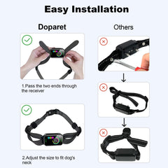 Doparet collar repuesto de nylon suave y duradero para uso activo.