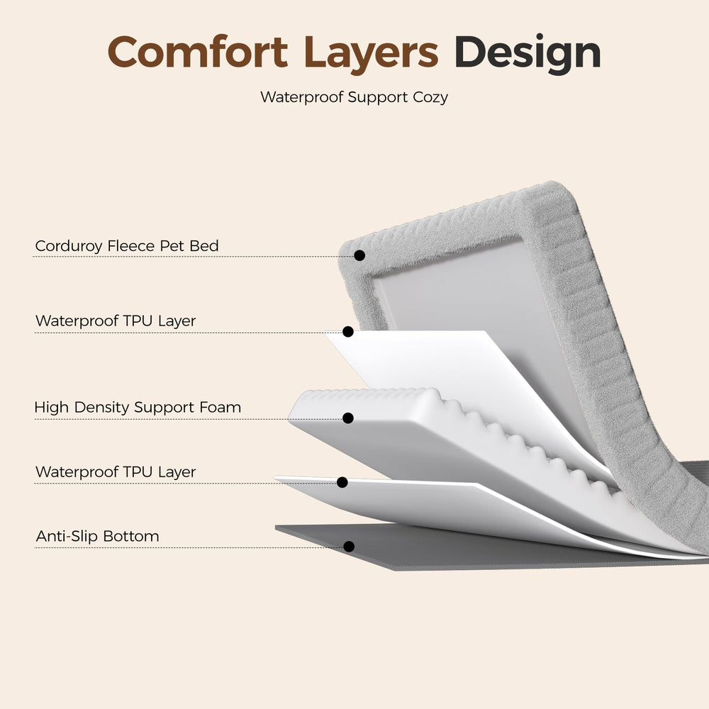Cama impermeable DOPEDIO para perros XXL protege contra líquidos