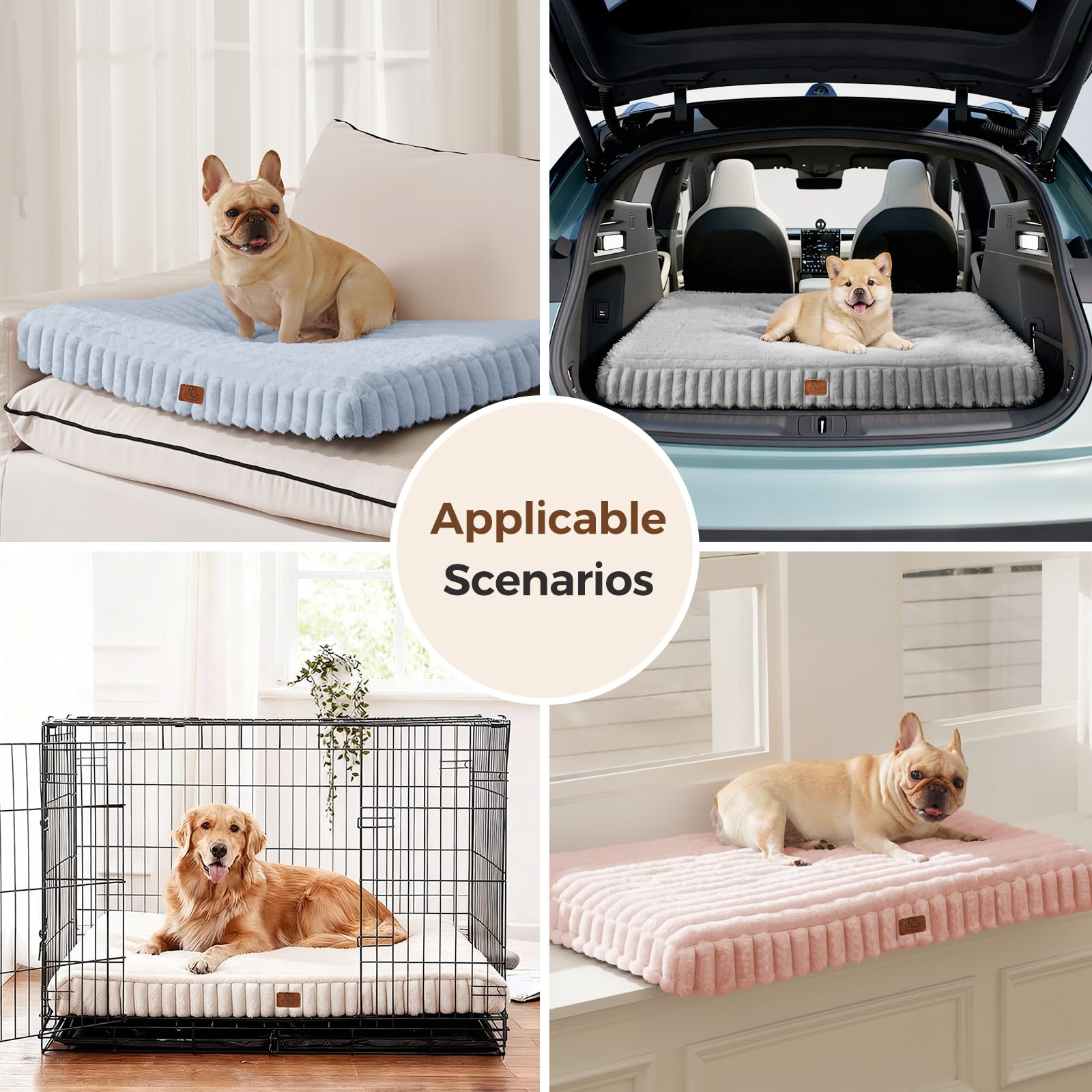 DOPEDIO tejido-suave-amigable-con-el-ambiente-perro brinda sensación cómoda y segura.