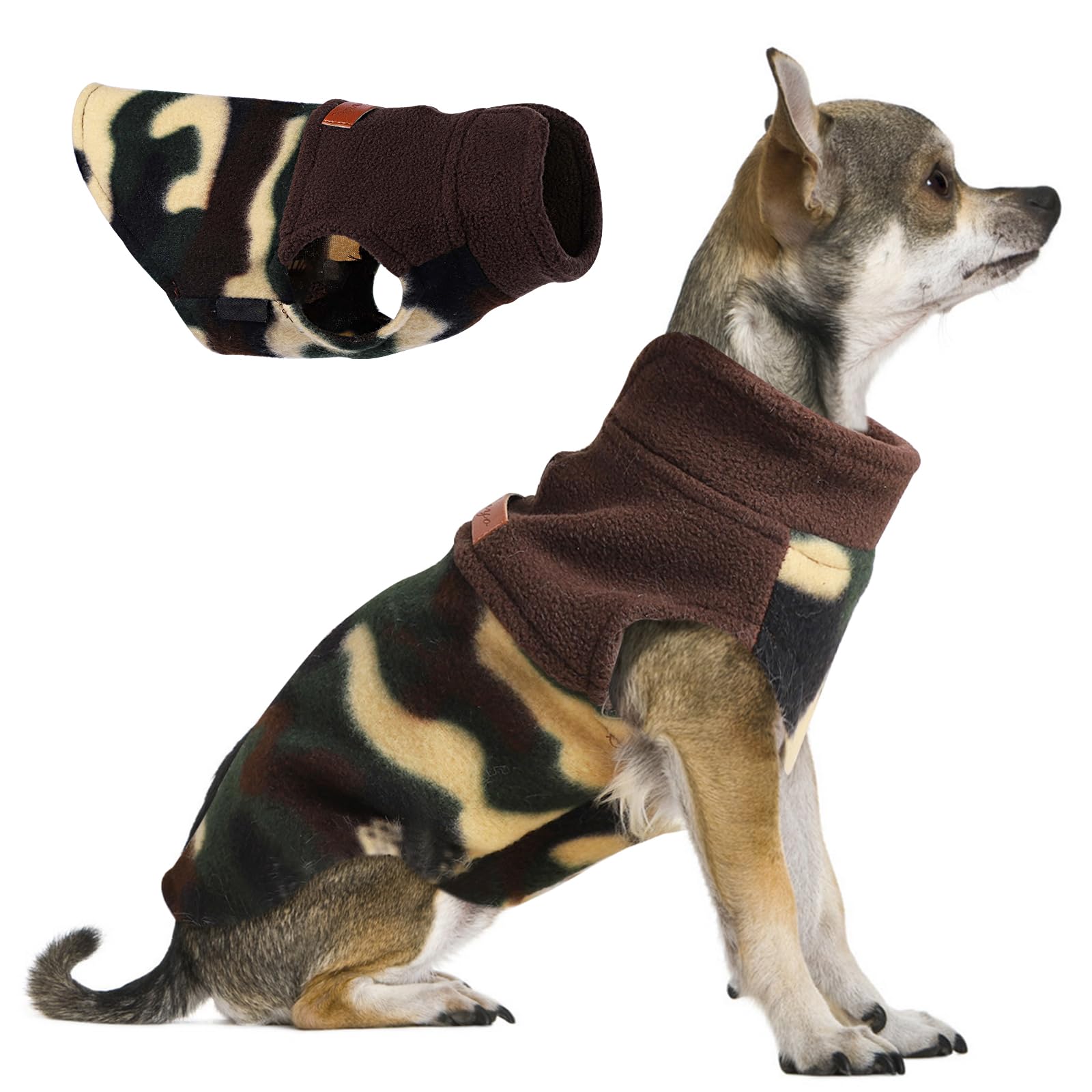 Tallas para perros pequeños XXS a M, perfecto para paseos invernales.