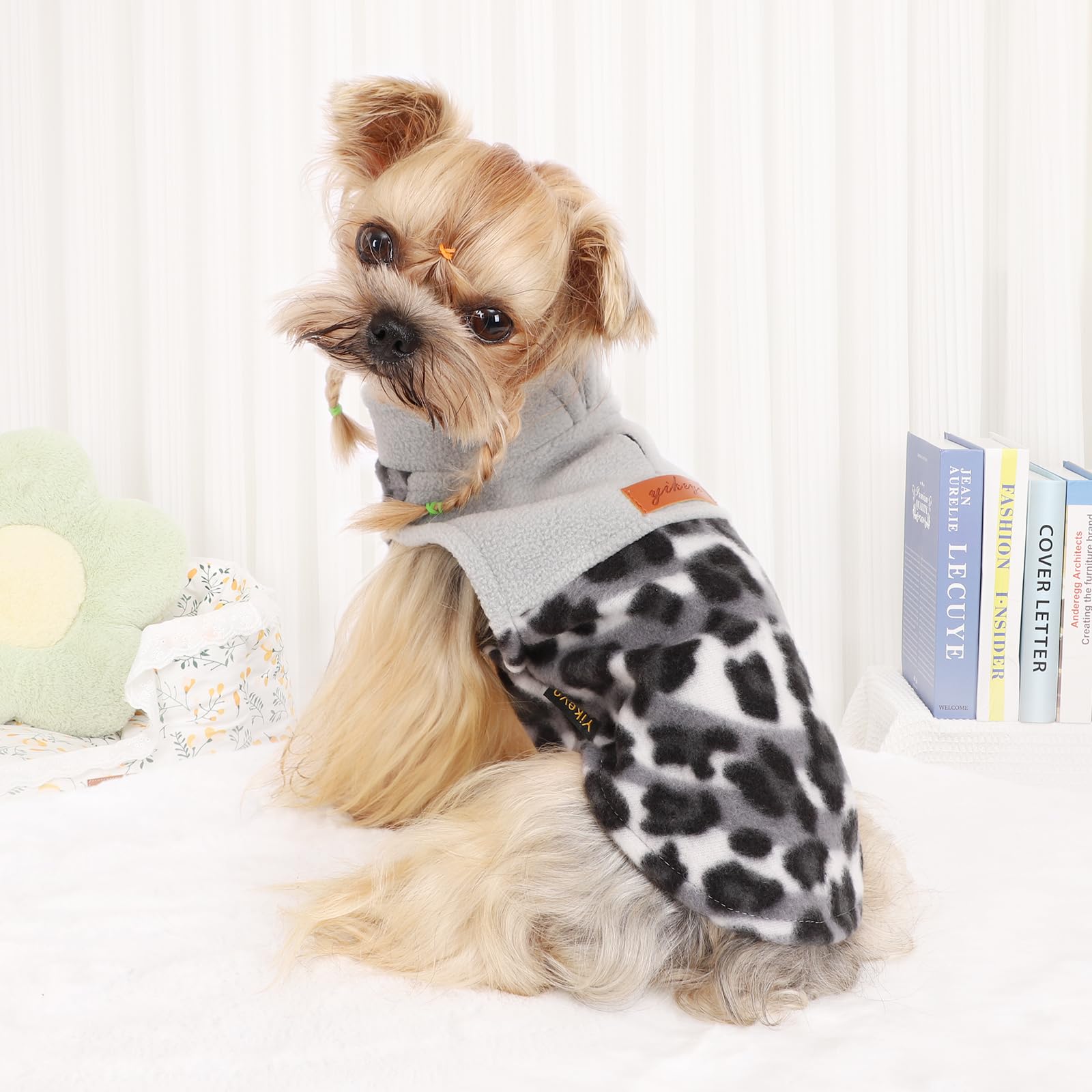Regalo ideal para cachorro, fotos divertidas y fiestas con Dosuyi Leopardo Gris XXS.