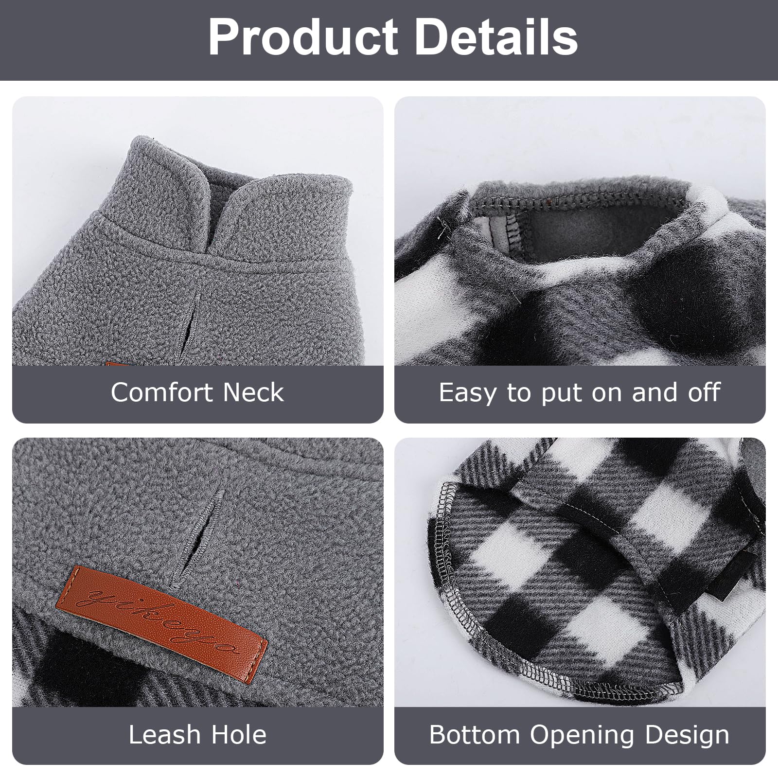 Ropa de invierno Dosuyi para perro pequeño, apta para uso diario y ocasiones especiales.