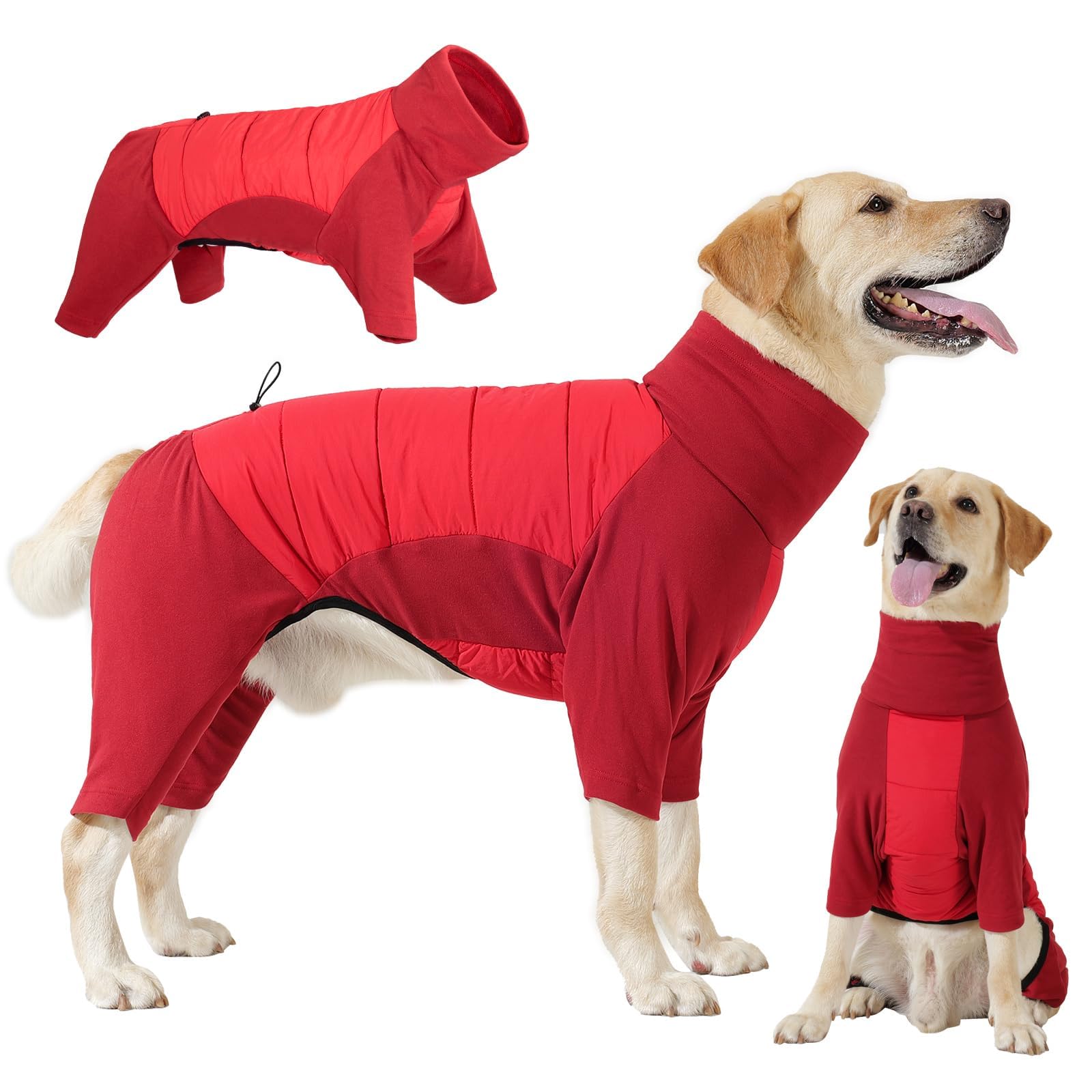 Sudadera Dotoner para perro con hueco para la correa, paseos prácticos.