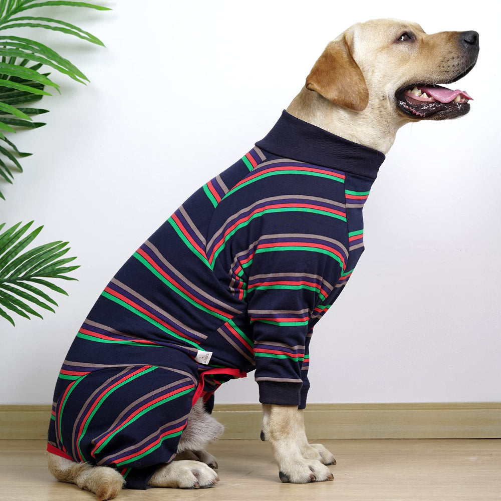 Dotoner tejido alta elasticidad, ajuste cómodo para perros en recuperación.