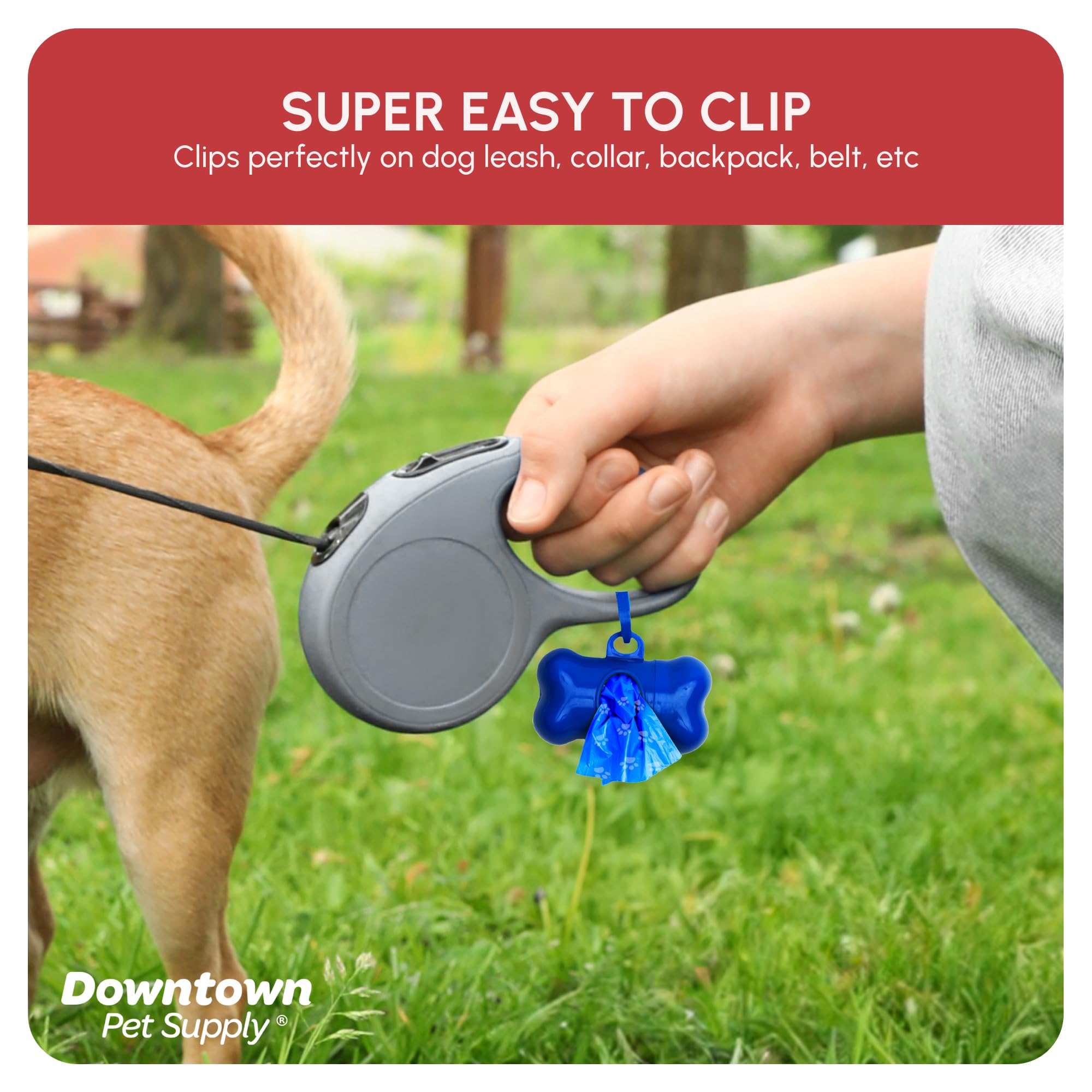 bolsas con perforaciones para usar una mano, de Downtown Pet Supply