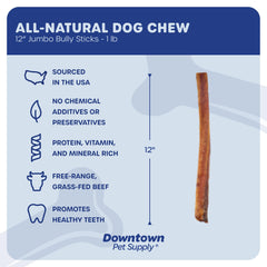 Downtown Pet Supply masticable para perros grandes, apoyo a la dentadura.