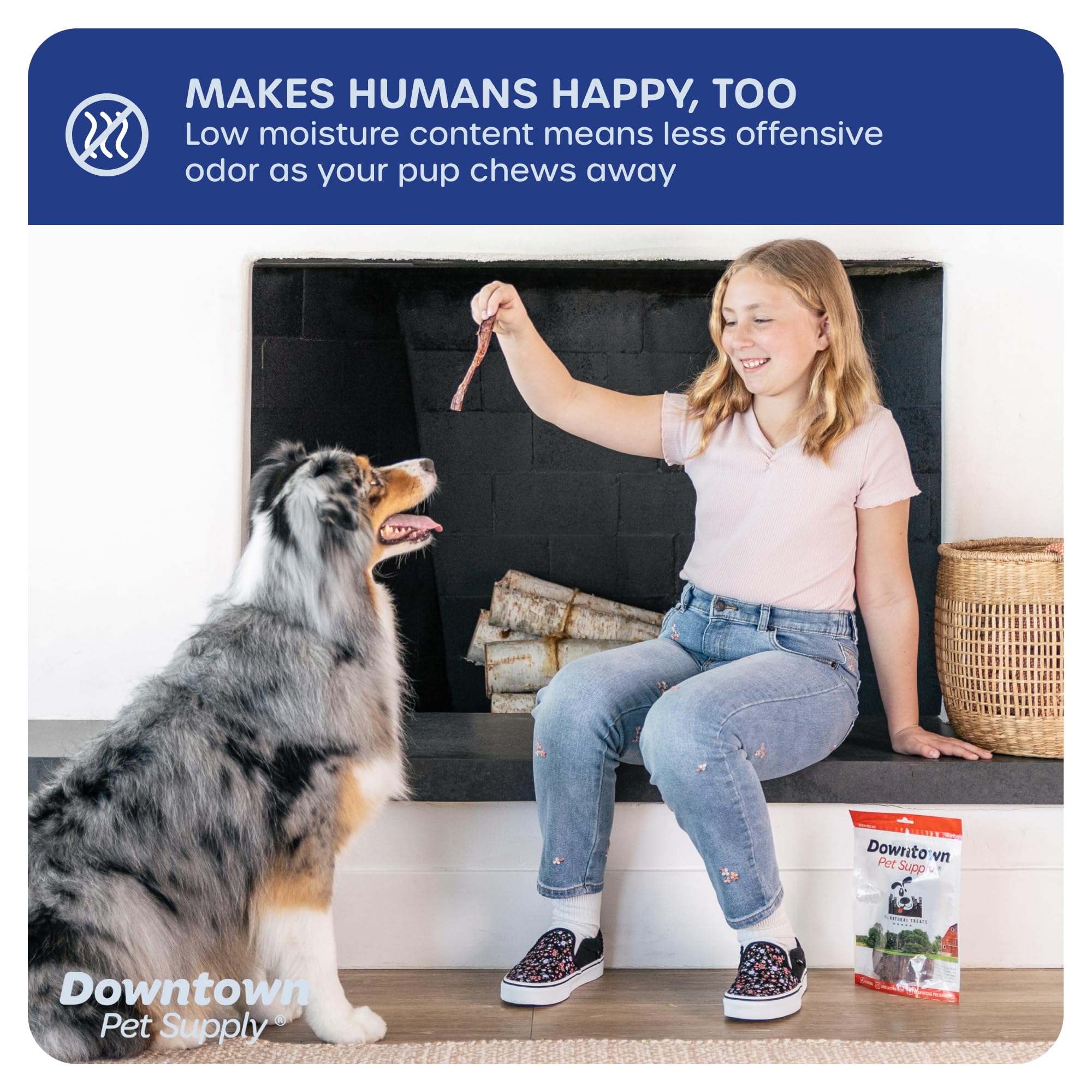 Downtown Pet Supply limpieza dental natural, ayuda a la higiene bucal.