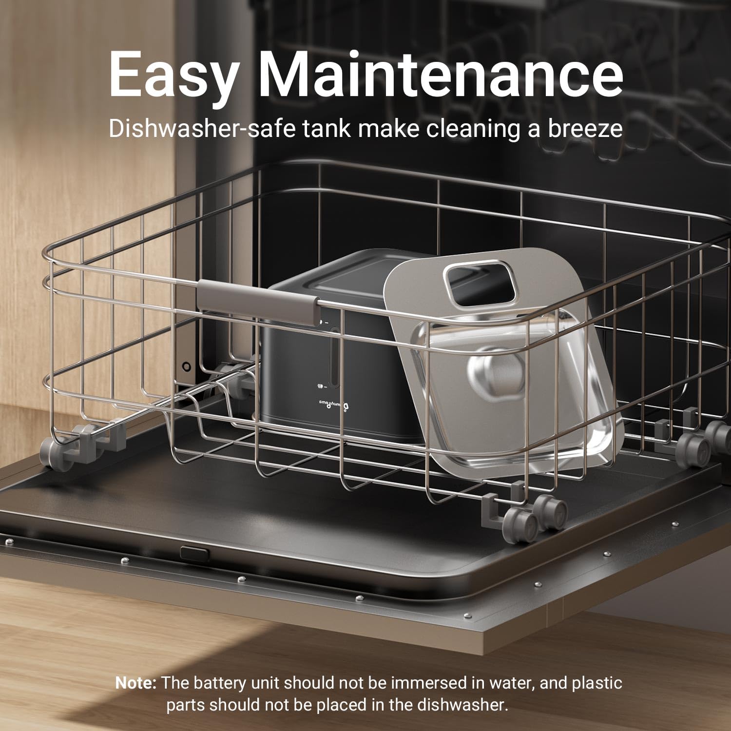 DownyPaws: ciclos programados cada 15 minutos mantienen el agua en movimiento