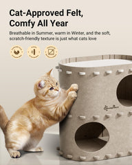 Perchas elevadas DownyPaws, para trepar y observar desde arriba