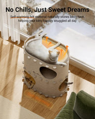 Tunel de felpa DownyPaws, ideal para explorar y jugar dentro de casa