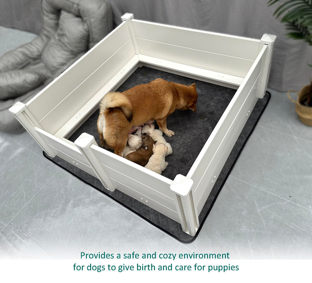 DOZZOPET configuracion-caja-whelping-cachorros crecimiento seguro.