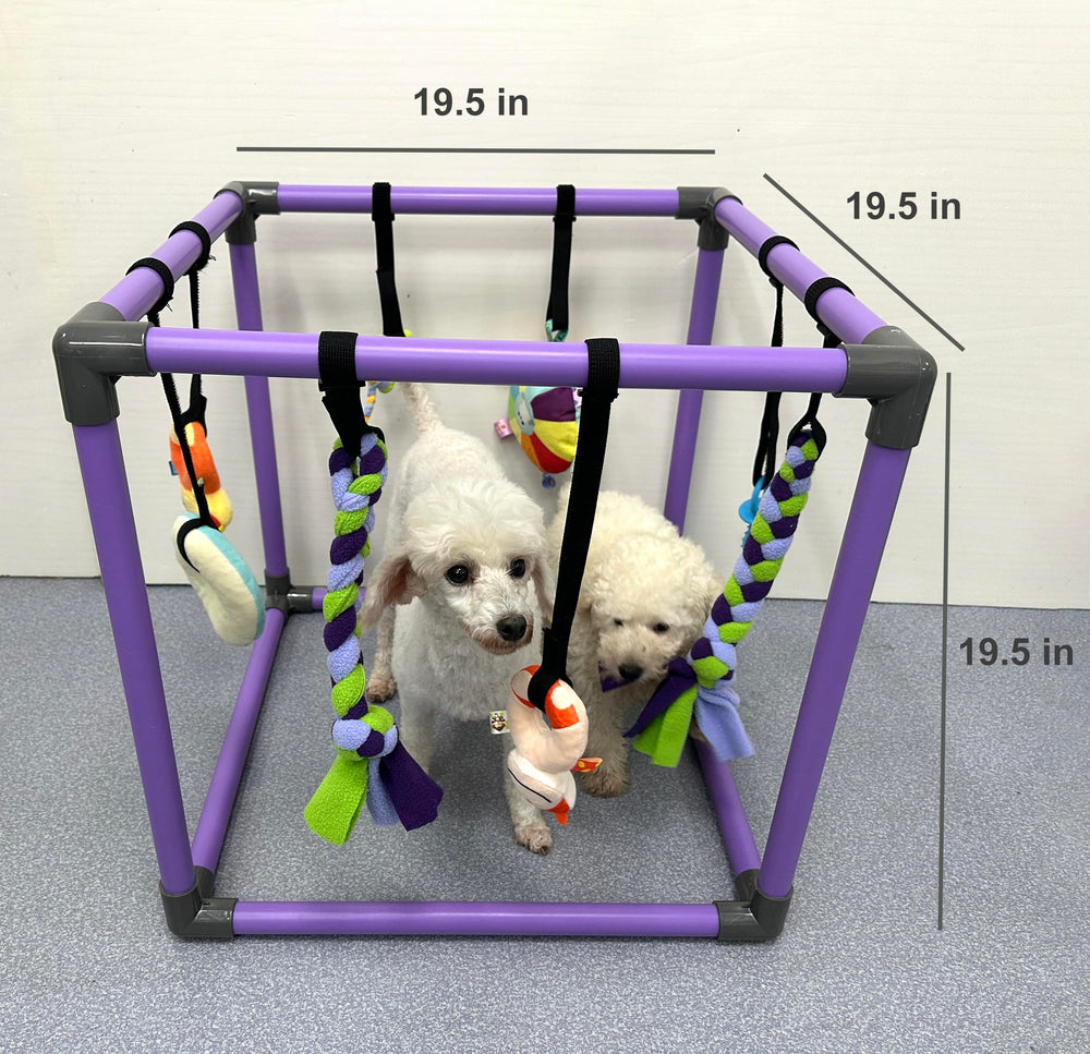 DOZZOPET Estructura de PVC segura con bordes redondeados.