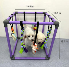 DOZZOPET Estructura de PVC segura con bordes redondeados.