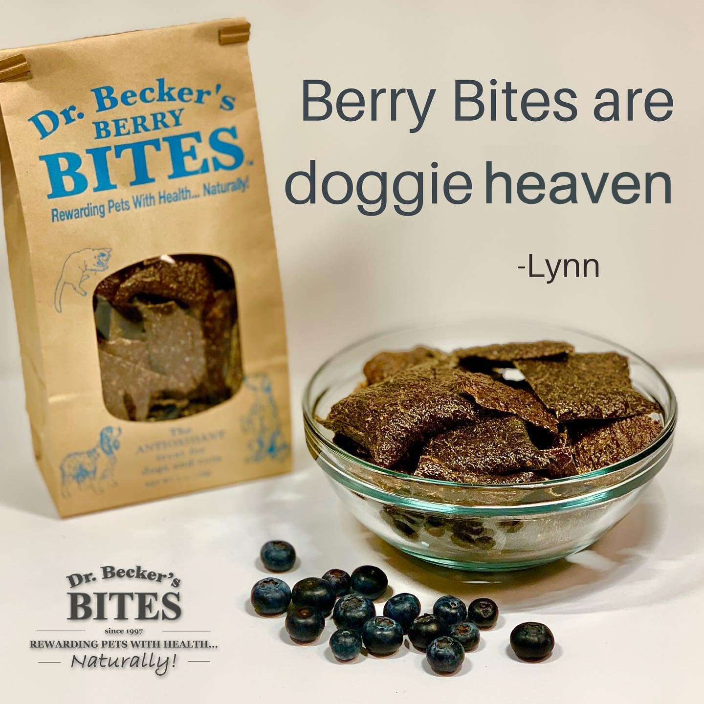 Producto hecho en Estados Unidos, Dr. Becker's Berry Bites.