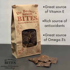 Dr. Becker's Bison Bites premio de entrenamiento para perros y gatos