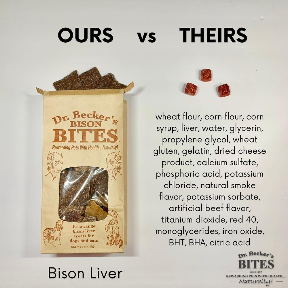 Dr. Becker's Bison Bites sin gluten como premio saludable