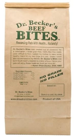 Detalle del ingrediente único de Dr. Becker's Original Beef Bites: hígado de ternera