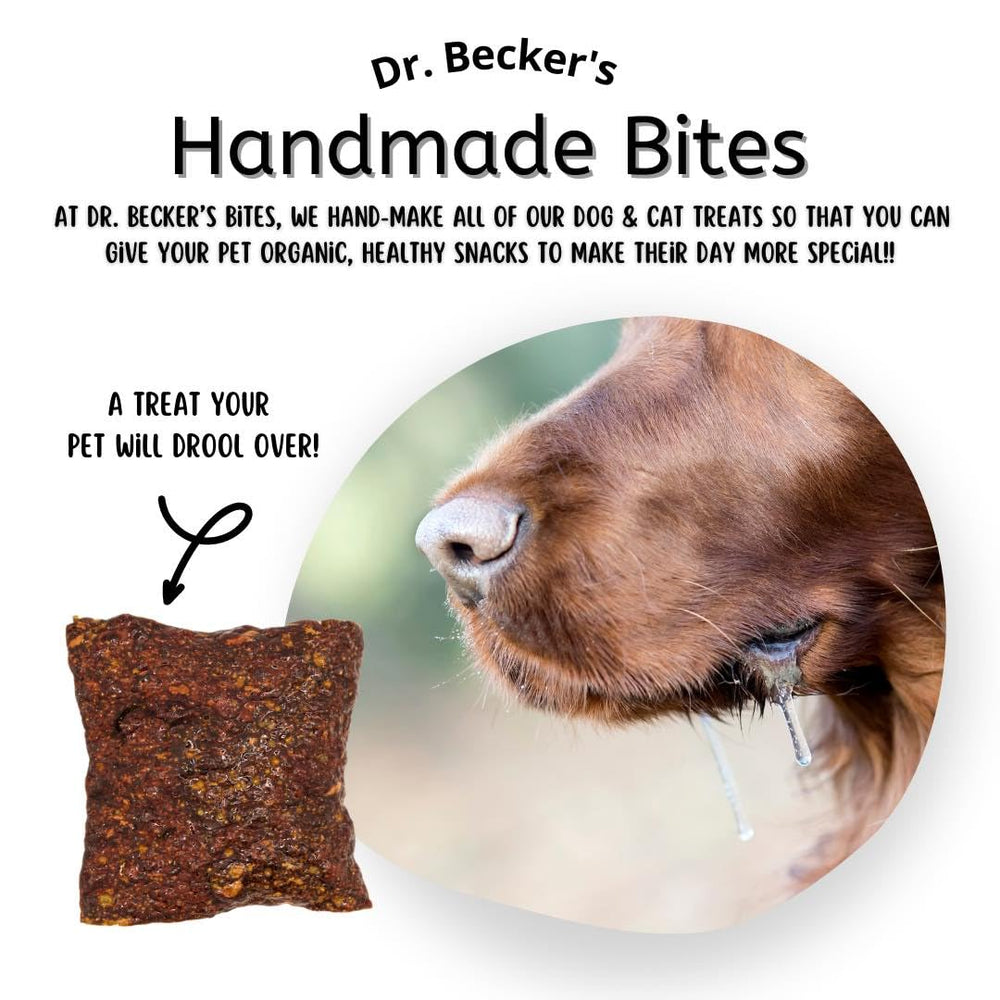 Premios sin granos de Dr. Becker's para mascotas.