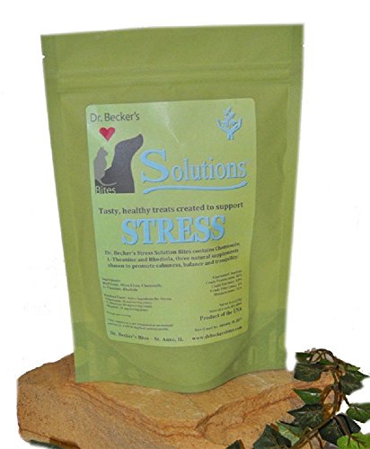 Dr. Becker's Stress Bites: bocaditos calmantes para perros, ideal para visitas al veterinario.