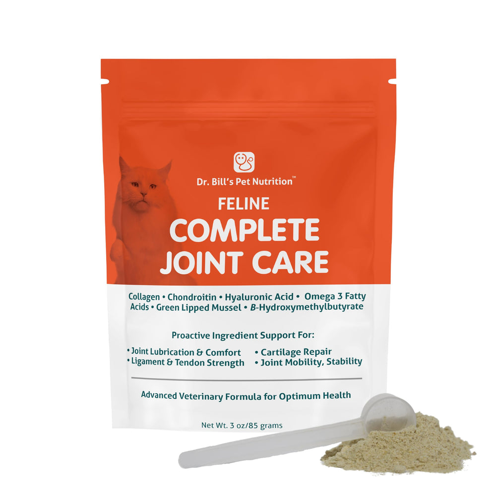 Dr. Bill's polvo de 85 g para cuidado articular felino y movilidad diaria