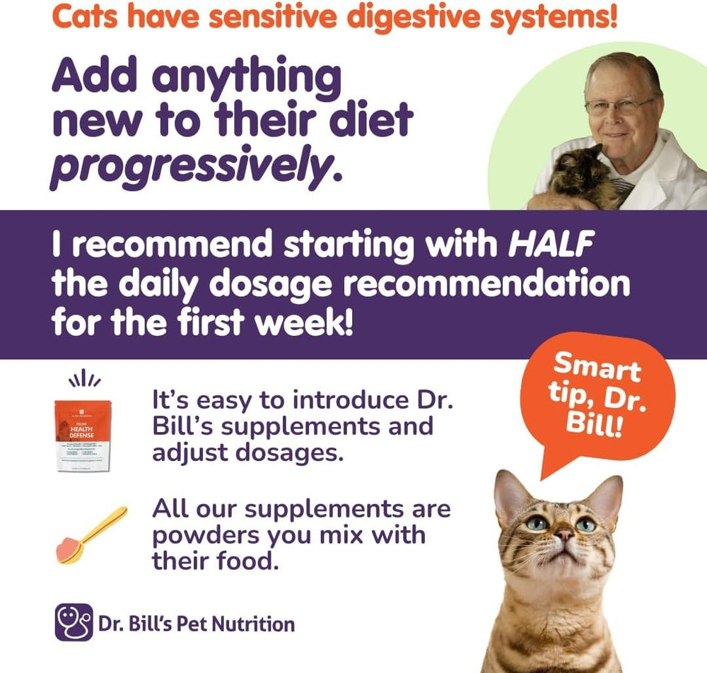Dr. Bill's uso diario en caldo o comida para gatos