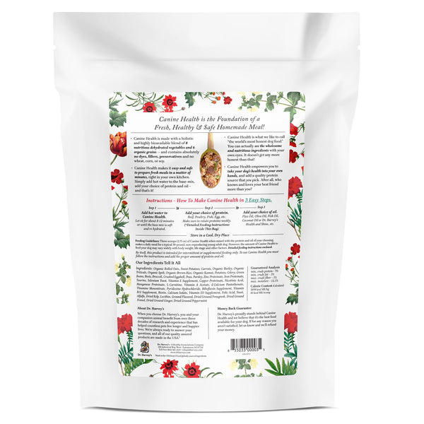 Dr. Harvey's Canine Health Miracle: opción para personalizar con proteína y aceite saludables.