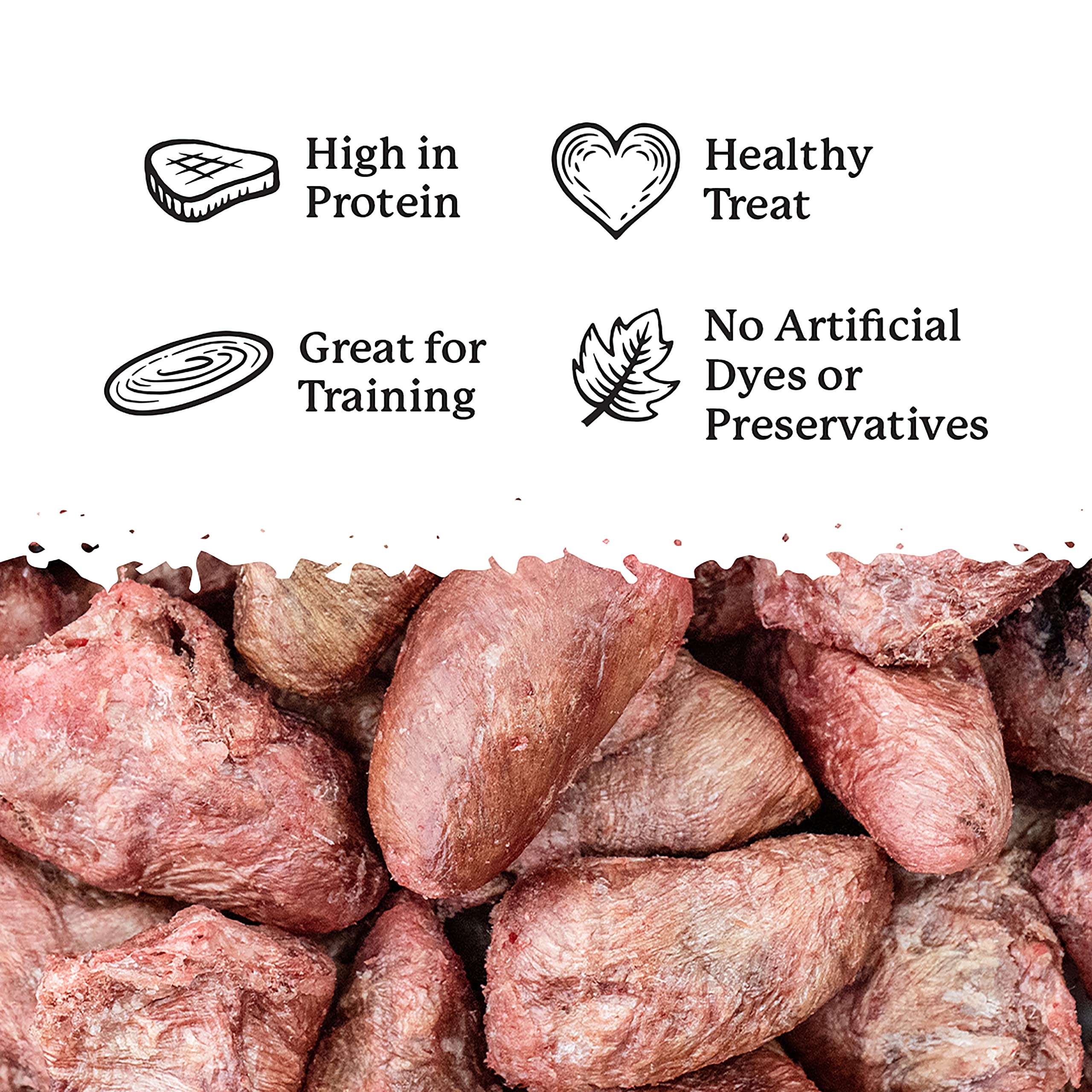 Dr. Harvey's etiqueta de nutrición clara para perros.