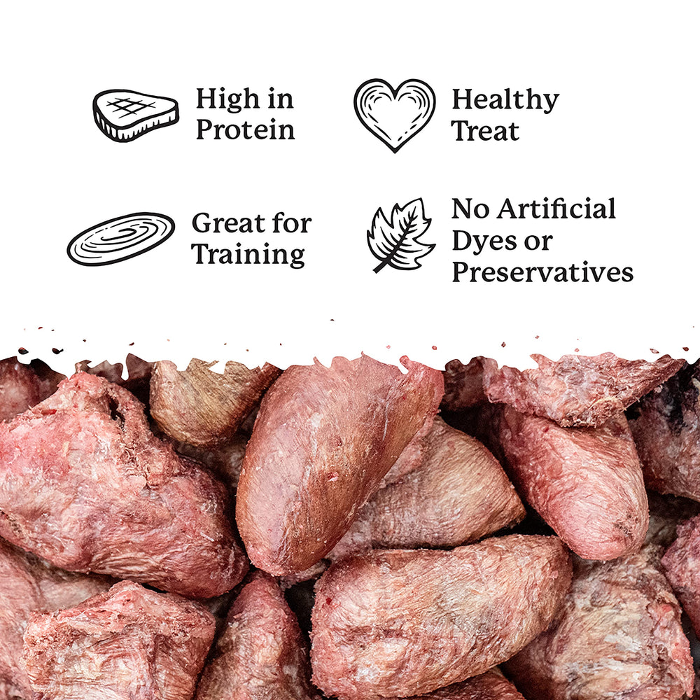 Dr. Harvey's etiqueta de nutrición clara para perros.