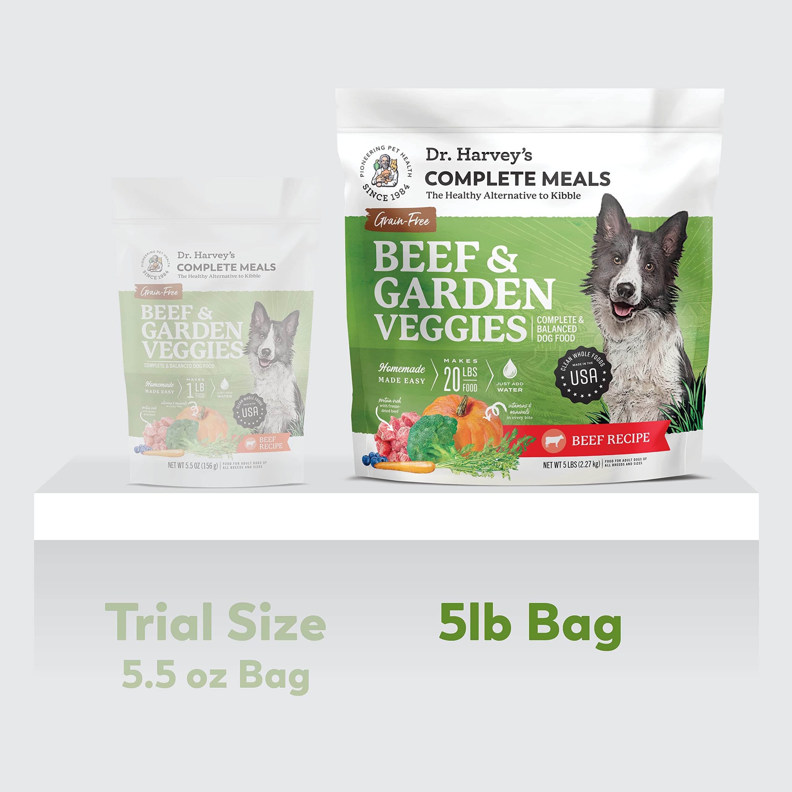 Dr. Harvey's ingredientes de calidad humana para una dieta más natural.