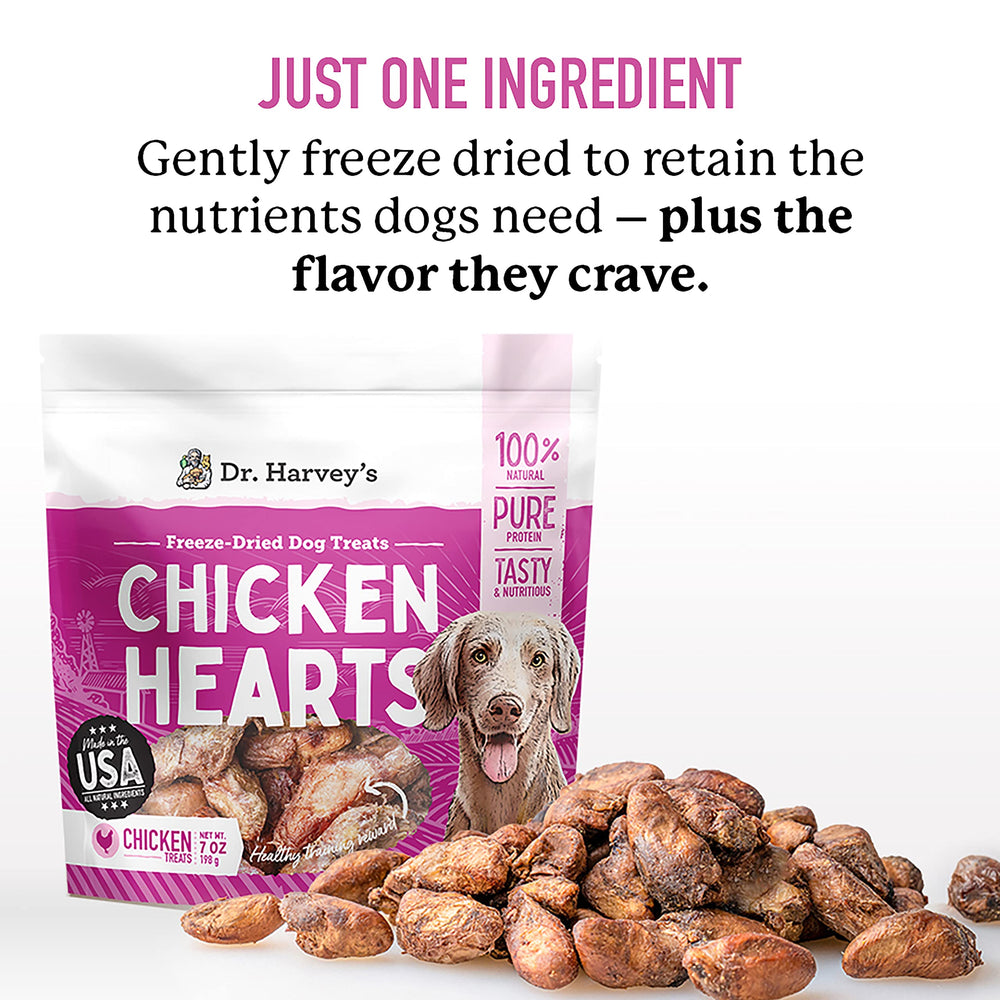 Dr. Harvey's snack saludable para perros durante el día.