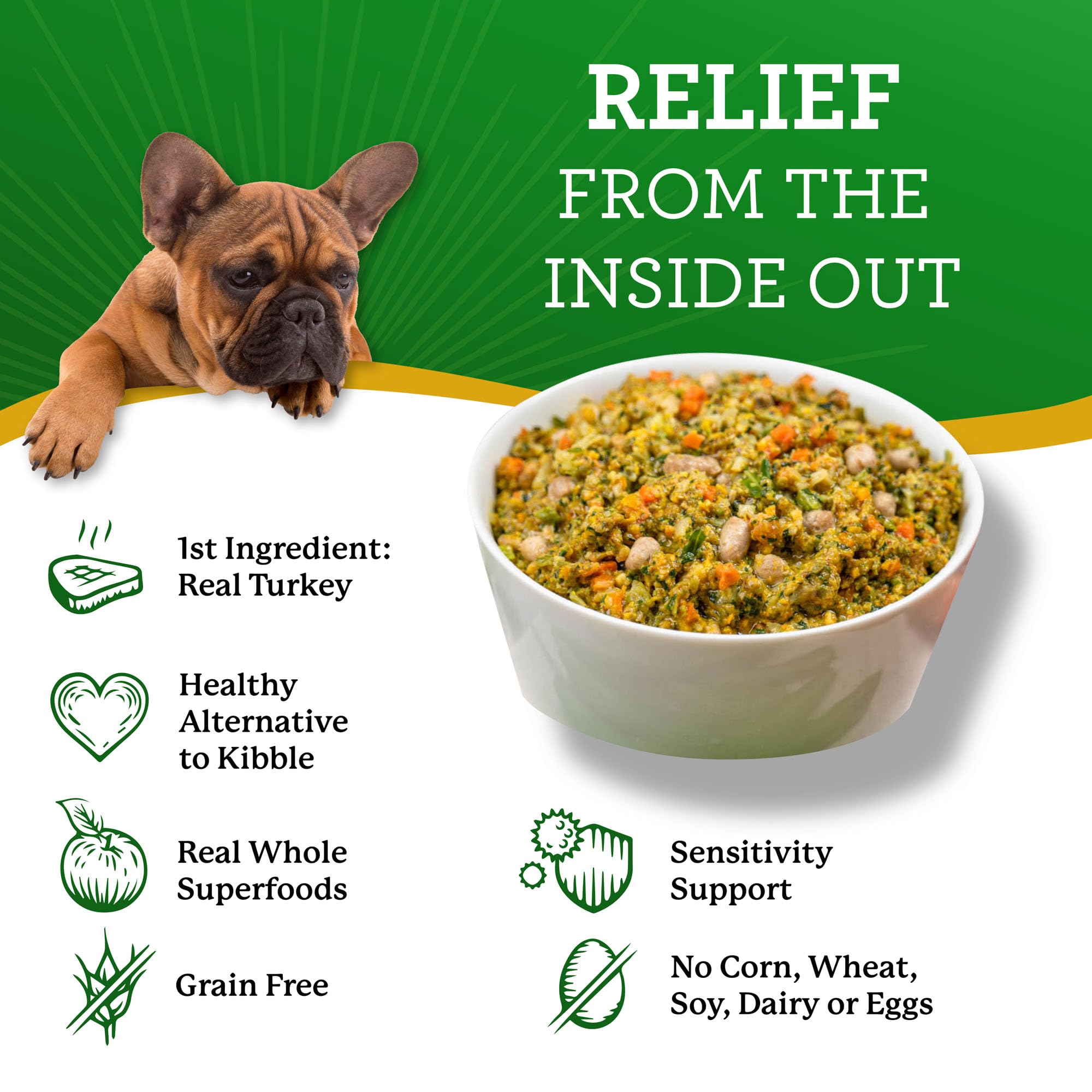 Dr. Harvey's Superalimentos Enteros Deshidratados: nutrientes concentrados y sabor natural.
