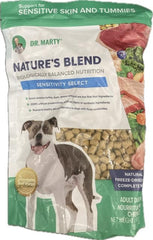 Dr. Marty Nature's Blend Sensitivity Select: alimento para perros sensibles en formato liofilizado, fácil de servir