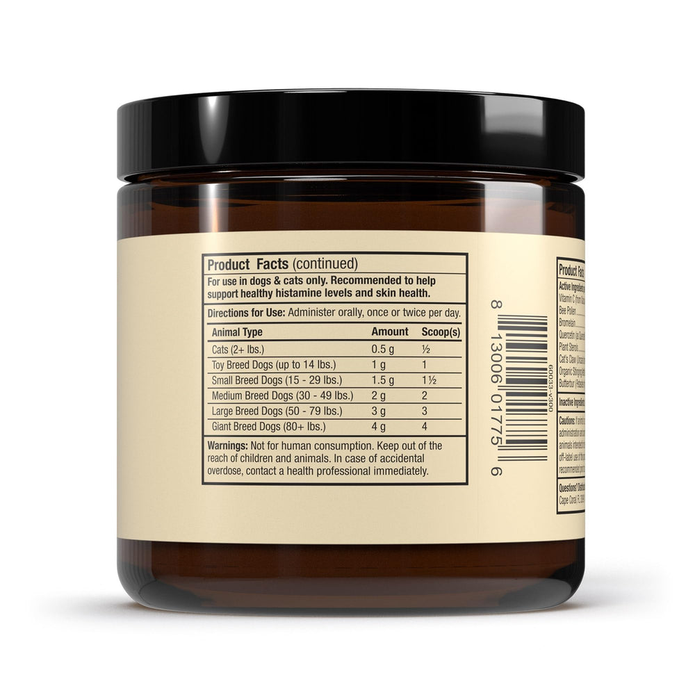 Dr. Mercola Bark & Whiskers: esteroles de vegetales y garra de gato, apoyo a respuestas inmunes normales.