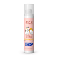 Dr Mercola Bark Whiskers Krill Oil: frasco con dispensador, dosis diaria fácil para mascotas.