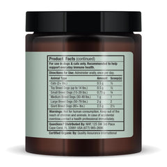 Dr. Mercola Bark Whiskers mezcla de hongo natural para nutrición diaria.