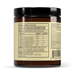 Dr. Mercola Bark y Whiskers textura fina lista para mezclar en comida.
