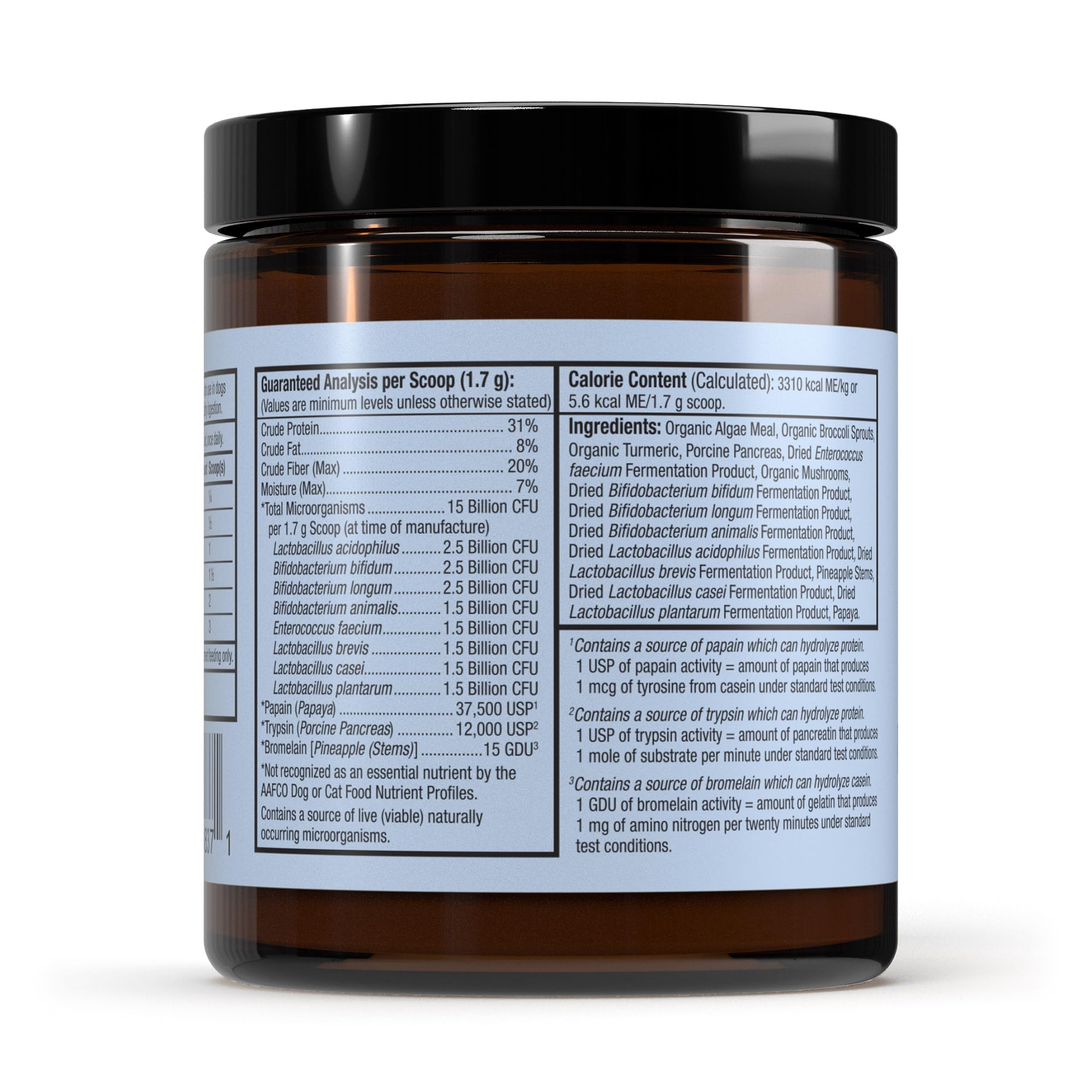 Dr. Mercola Bark & Whiskers cuchara dosificadora para dosis diarias